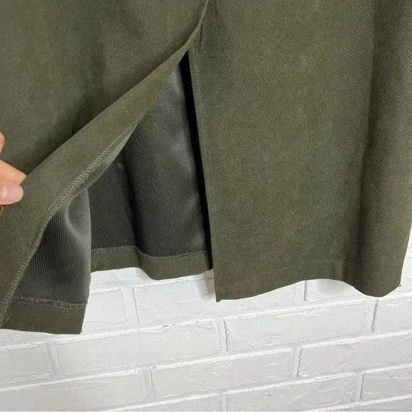 SOLD Vintage forest green maxi skirt 15 - Picture 7 of 10